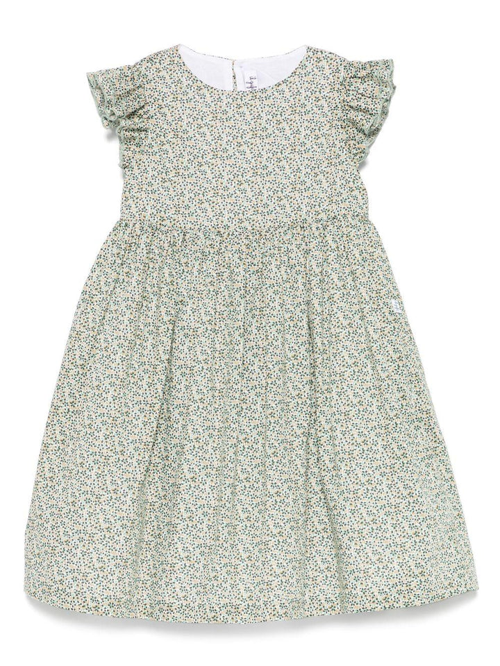 Abito verde foresta per bambina