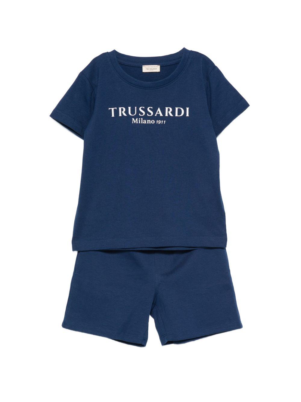 Completo blu per bambino TIP26008CJK BLU Trussardi Kids 