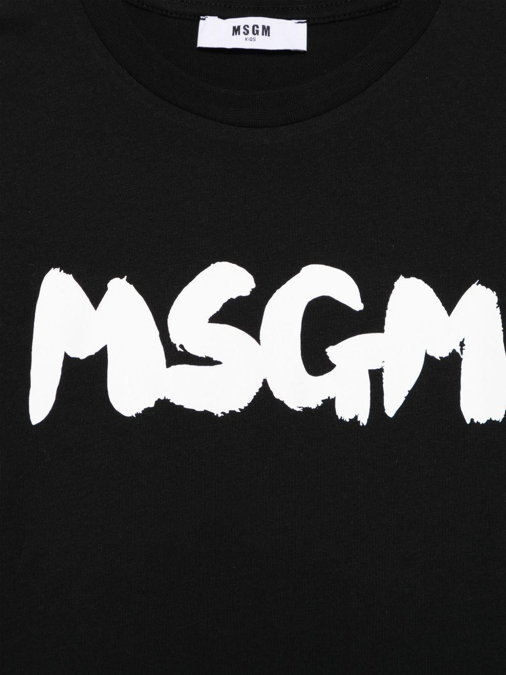 T-shirt nera per bambino