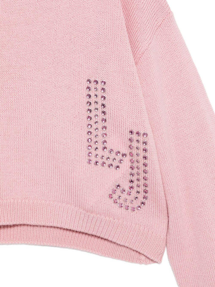 Maglione rosa per bambina GF5089MA51I 51906 Liu Jo 