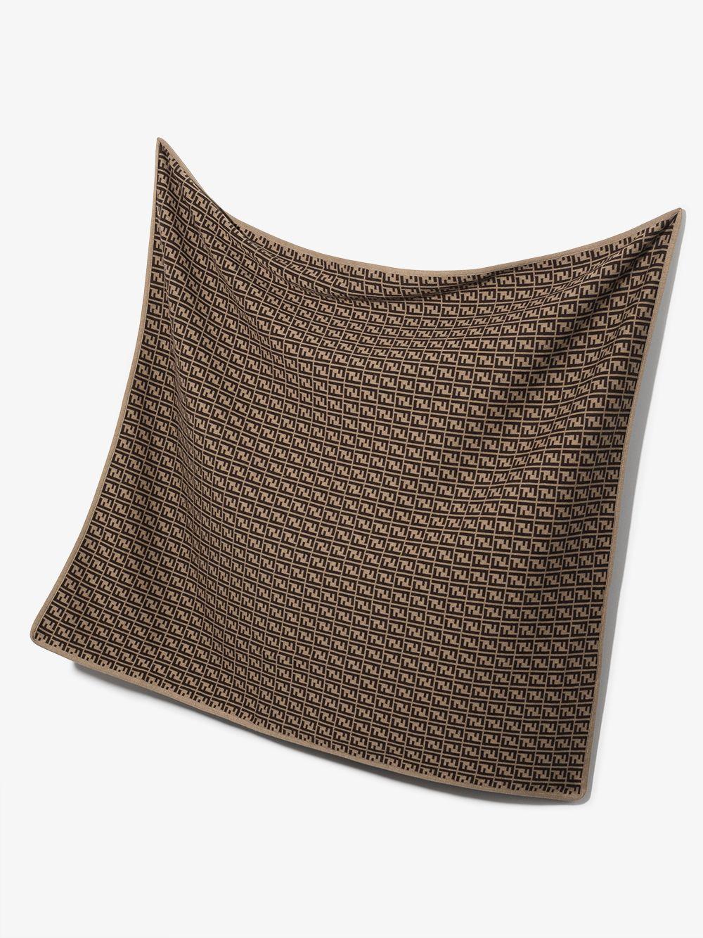 Coperta marrone per neonato BUJ166A3TE F0LMJ Fendi Kids 