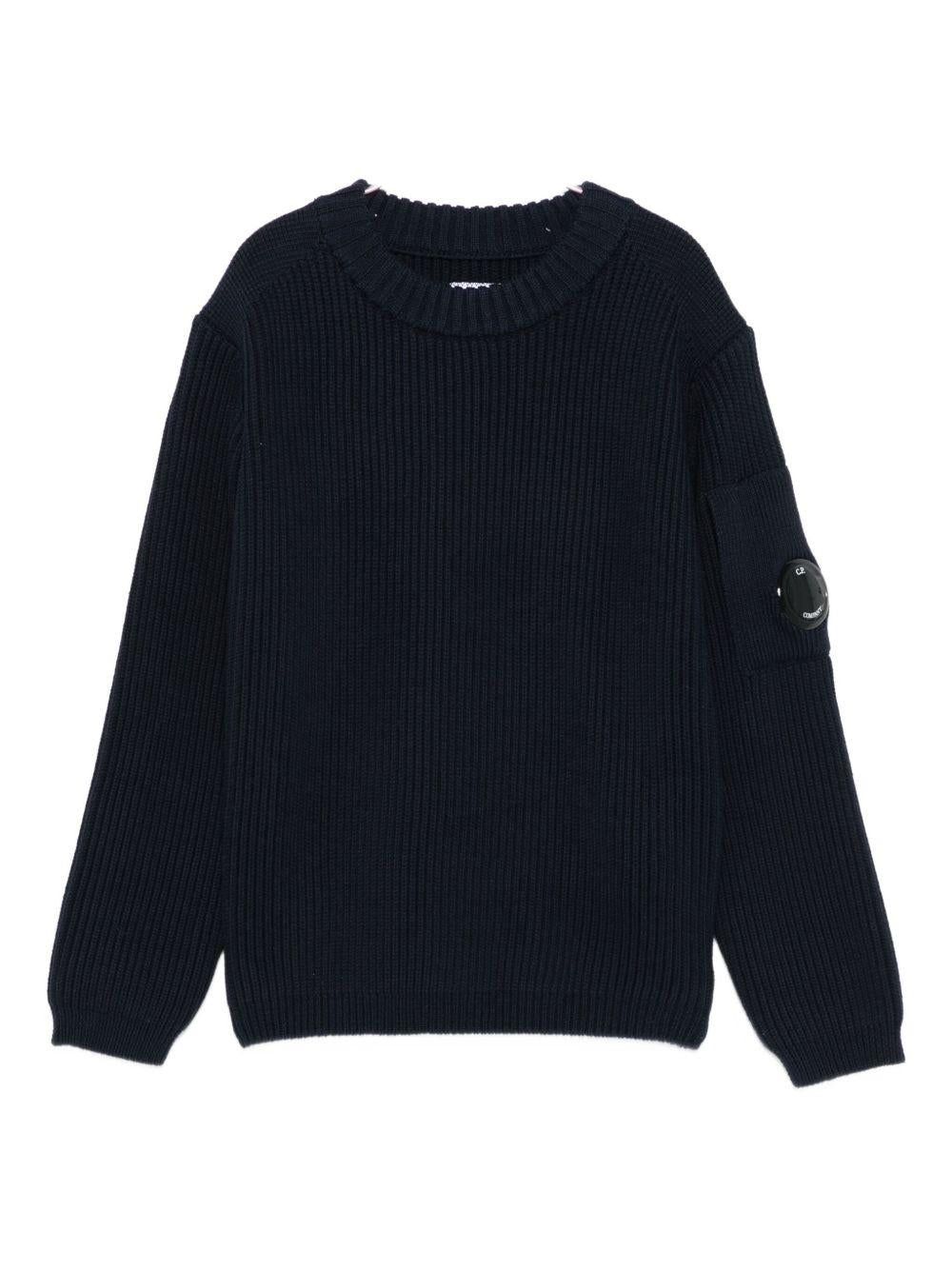 Maglione blu navy per bambino CUW00HLHE76 41150 C.P Company Kids 