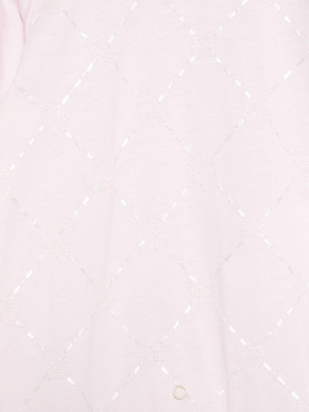 Tutina rosa chiaro per neonata ENTU1290JF054 D658 Elisabetta Franchi Kids 