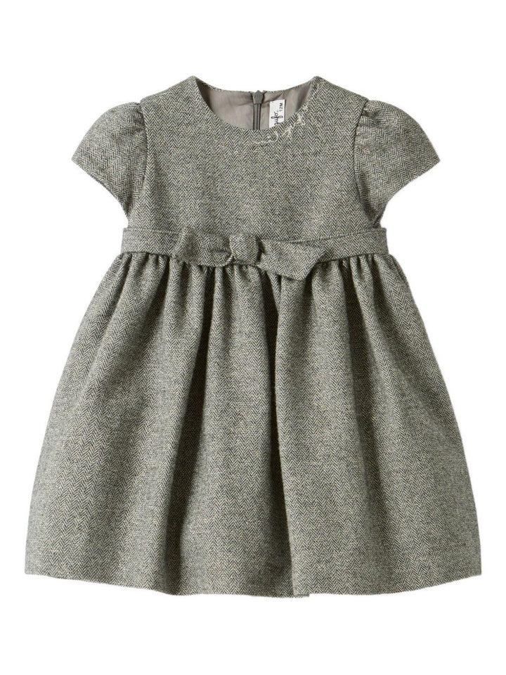 Abito grigio per neonata A25GVM0002W0065 090 Il Gufo 