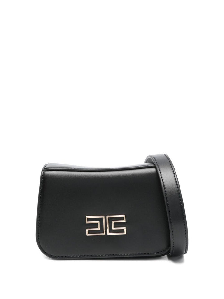 Borsa nera per bambina EFBO107CTV025 N000 Elisabetta Franchi Kids 