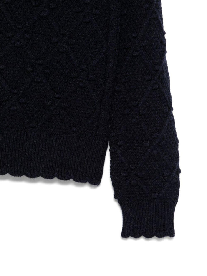 Midnight blue sweater for girls