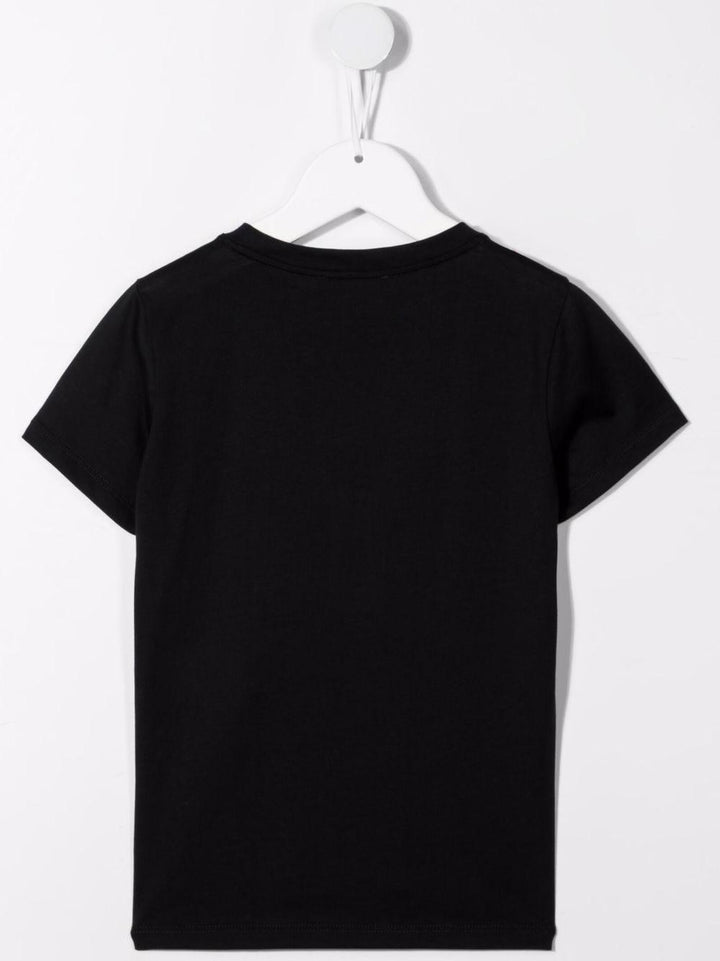 T-shirt per bambino in cotone nera