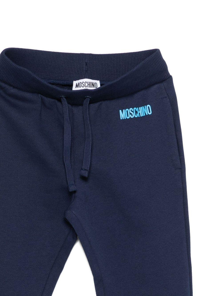Completo sportivo blu navy per bambino HUK04DLCA23 40016 Moschino Kids 