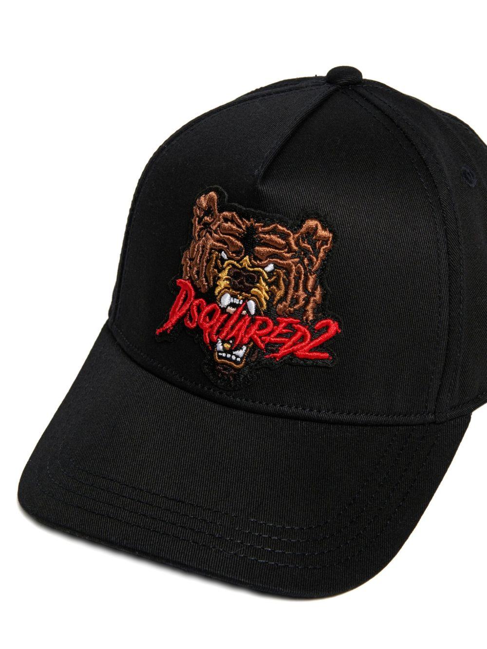 Cappello nero per bambino DQ3116D00YT DQ900 Dsquared2 Kids 