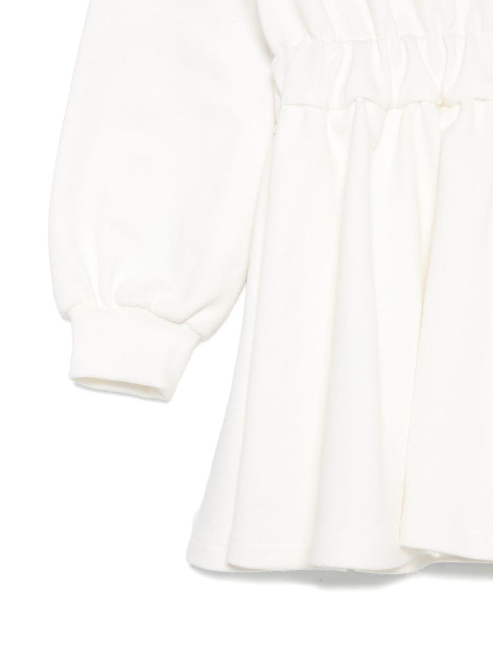Abito avorio per neonata EGAB2210FF002 0004 Elisabetta Franchi Kids 