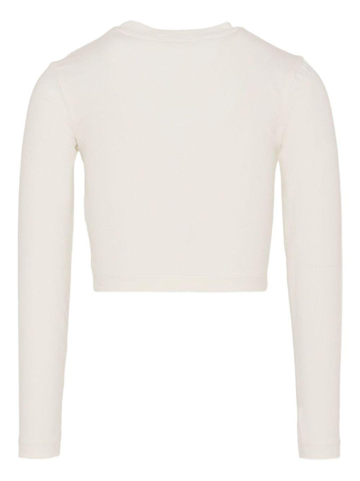 T-shirt bianco per bambina KFTS023CJE013 0065 Pinko Kids 