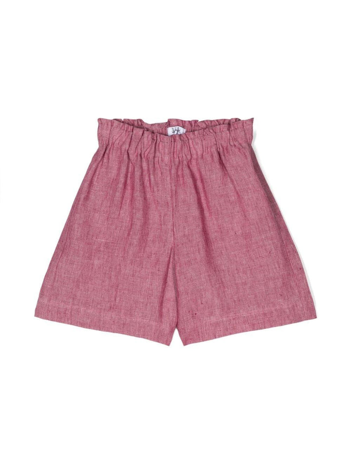 Amatista purple Bermuda shorts for girls