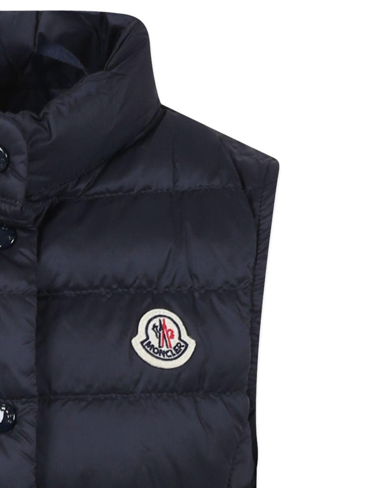 Gilet blu navy per bambino 9541A00033597YF 778 Moncler Kids 
