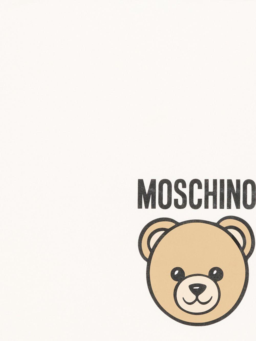 Coperta bianca per neonato MUB00OLCA40 10063 Moschino Kids 