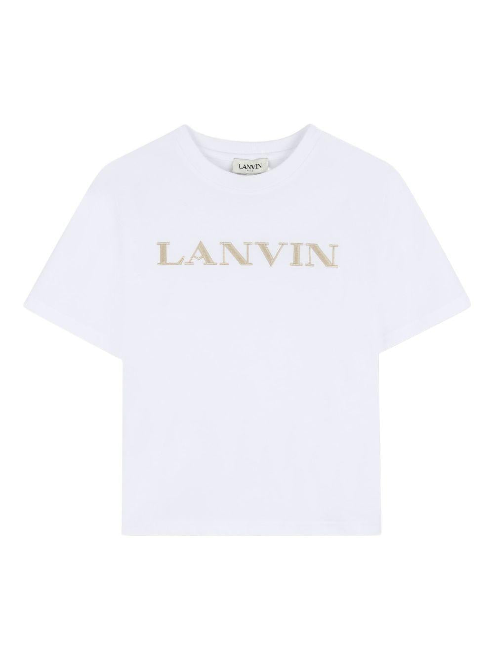 T-shirt bianco per bambino N30360 10P Lanvin Enfant 