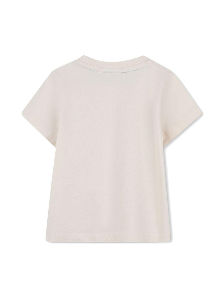 T-shirt beige sabbia per neonato J52107 21C Boss Kids 
