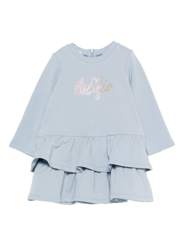 Abito blu polvere per neonato HF5036F0724 64010 Liu Jo 