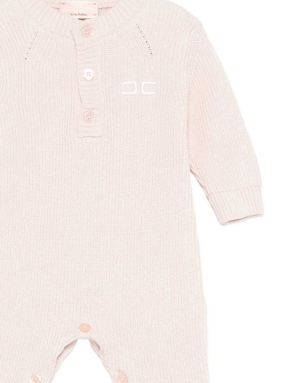 Tutina rosa per neonata ENTU137CFL061 C037 Elisabetta Franchi Kids 