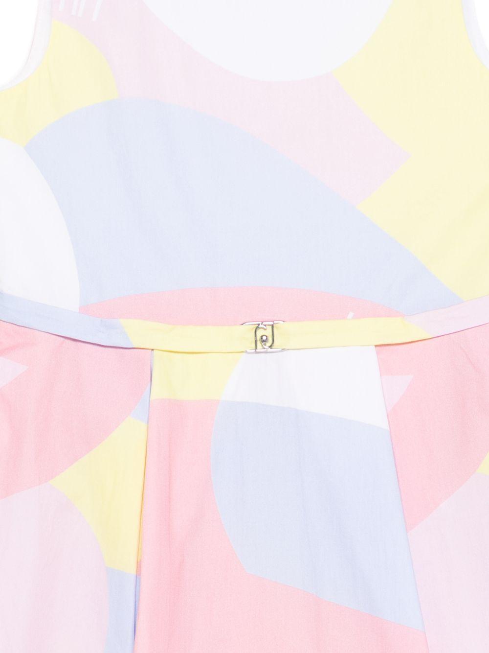 Abito multicolor per bambina KA6032T3424 U9895 Liu Jo 