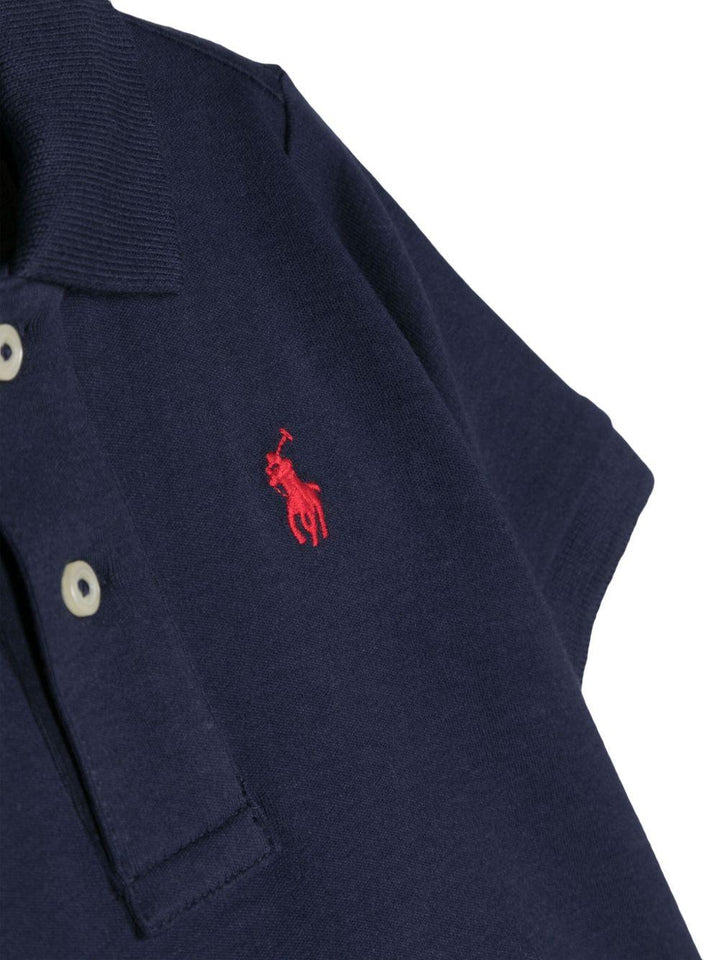 Polo blu navy per neonato