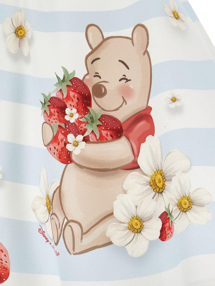 Abito bianco per neonata 31G9157105 9984 Monnalisa Kids 