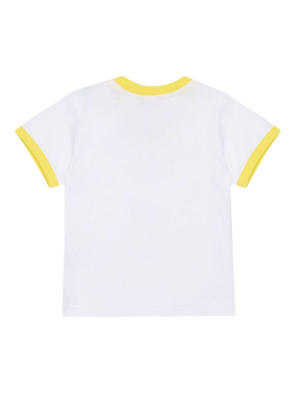 T-shirt bianca per neonato K0078800YI9 K100 Diesel Kids 