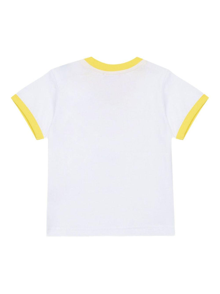 T-shirt bianca per neonato K0078800YI9 K100 Diesel Kids 