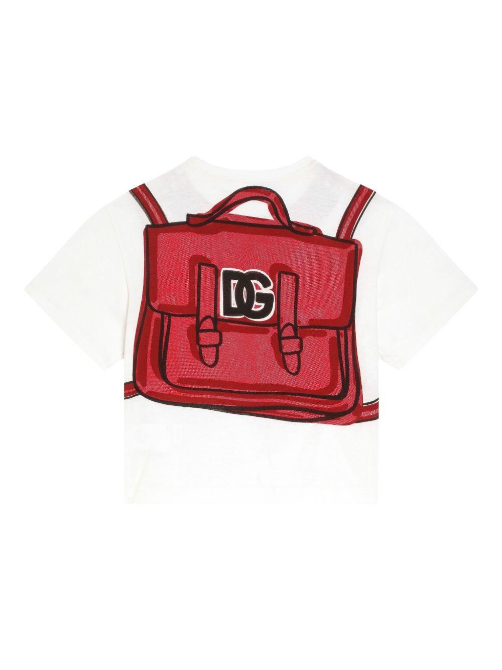 T-shirt bianco per bambino L5JTNLII7H6 HA5QO Dolce & Gabbana Kids 