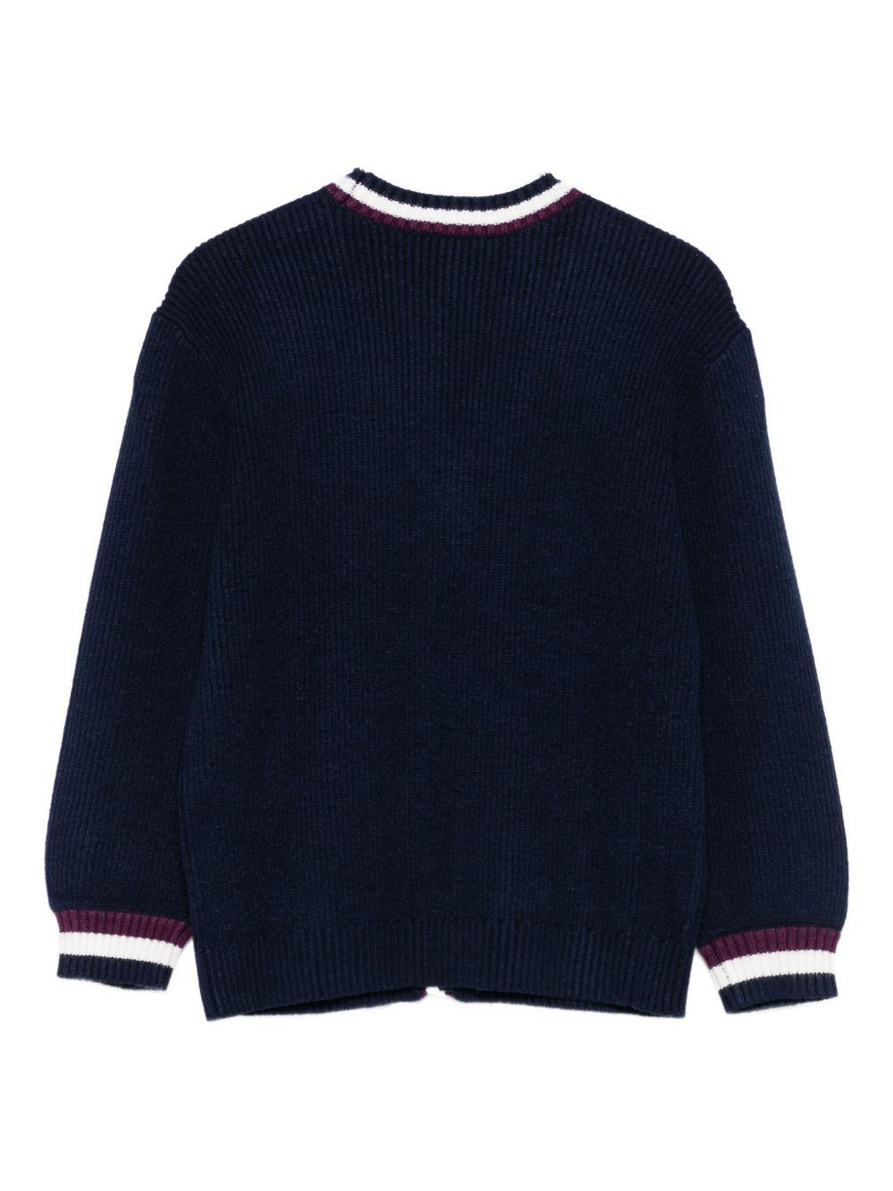 Cardigan blu per bambina 252GJ3033 11956 Twin Set 