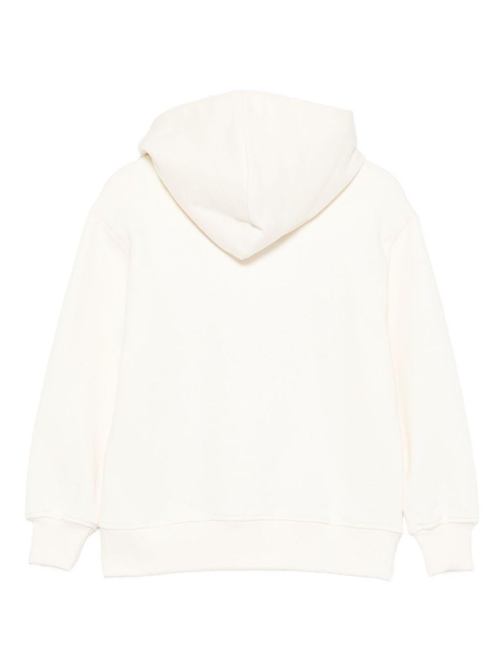 Felpa crema per bambino F5MSJBHS211 013 Msgm Kids 