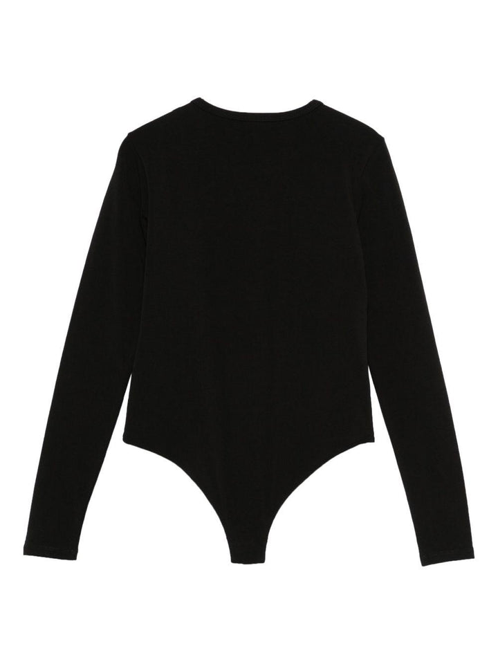 Body nero per bambina