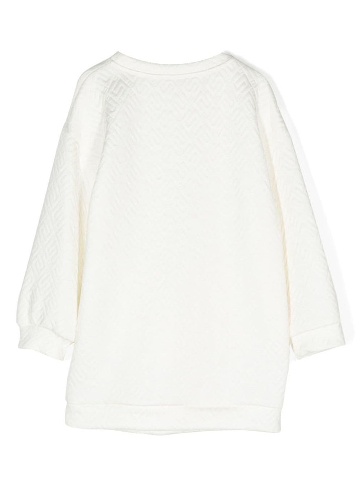 Abito bianco avorio per bambina