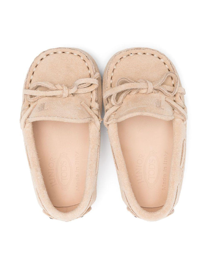 Mocassini beige chiaro per neonato UXB00G00050J9E C203 Tod's Kids 