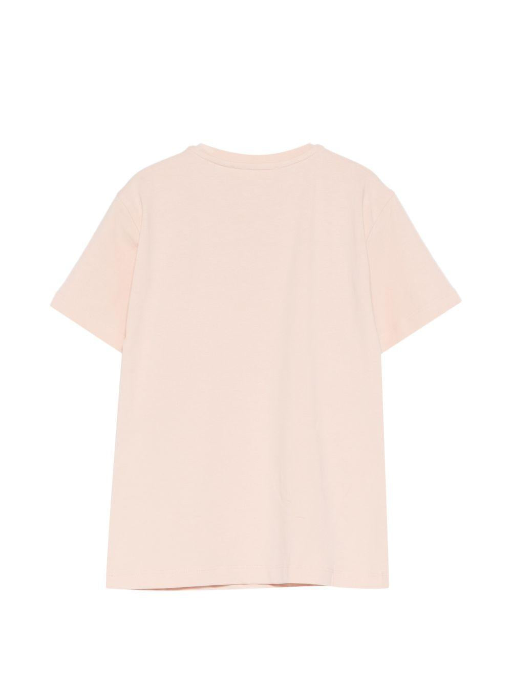 T-shirt rosa baby per bambina EFTS2600JE006 C125 Elisabetta Franchi Kids 