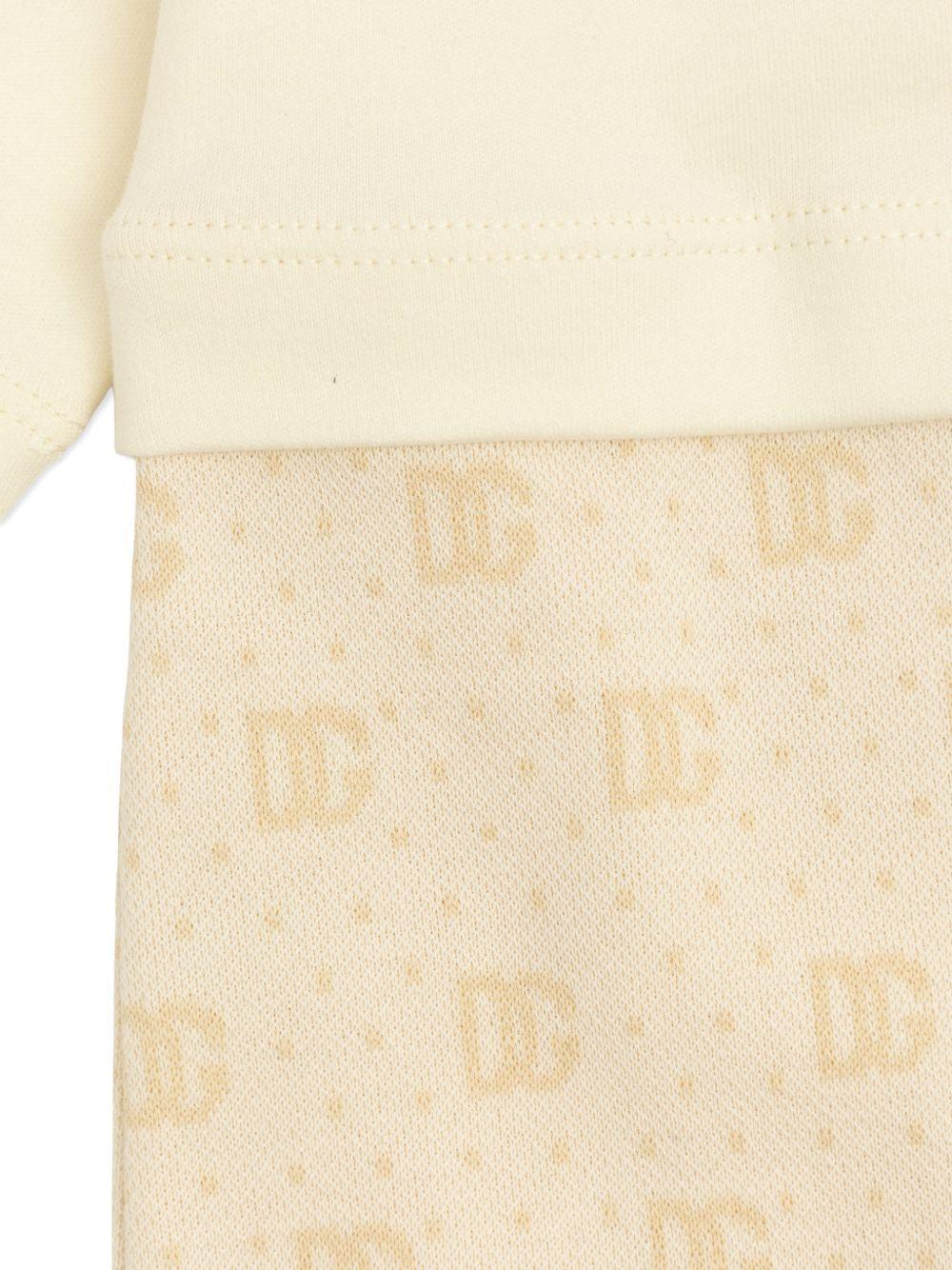 Tutina beige per neonata L1JOCAG7PST S9000 Dolce & Gabbana Kids 