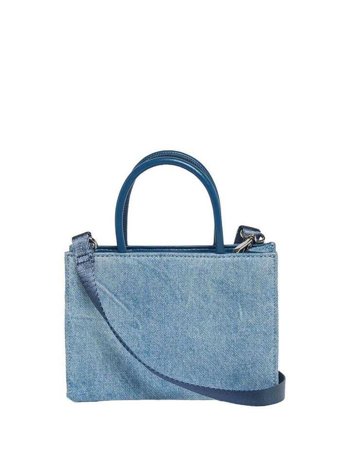 Borsa azzurra in jeans per bambina J02529P1730 H8457 Diesel Kids 