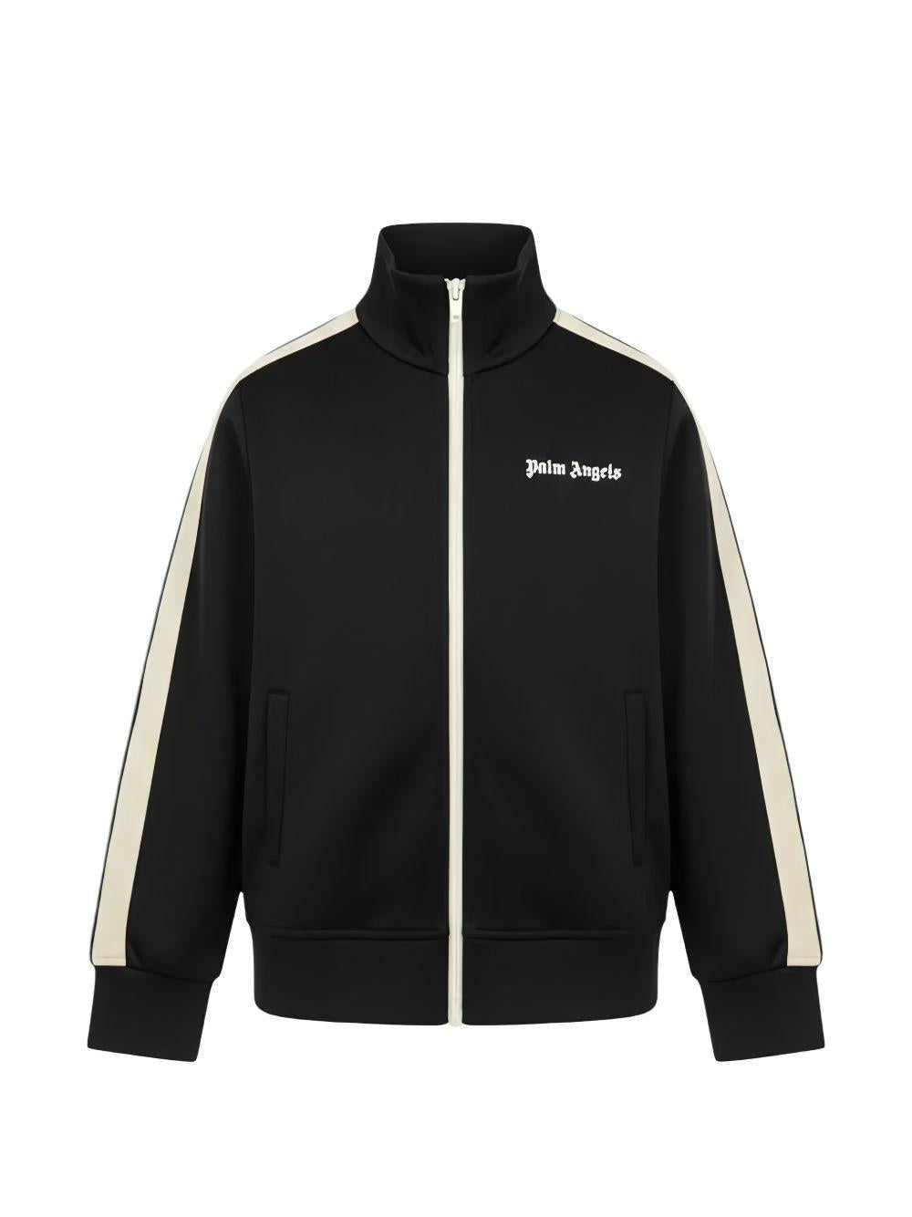 Felpa nera per bambino PBBD002S26FAB001 110 Palm Angels Kids 