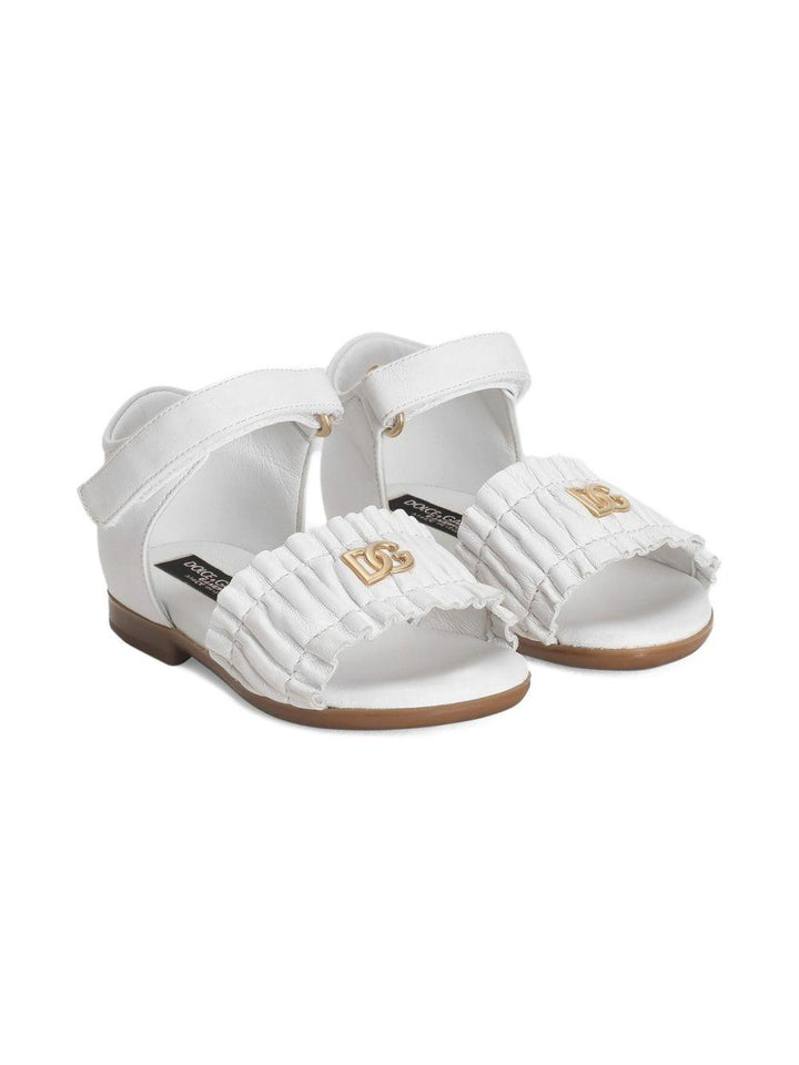 Sandali bianche per bambina D20113A1850 80001 Dolce & Gabbana Kids 