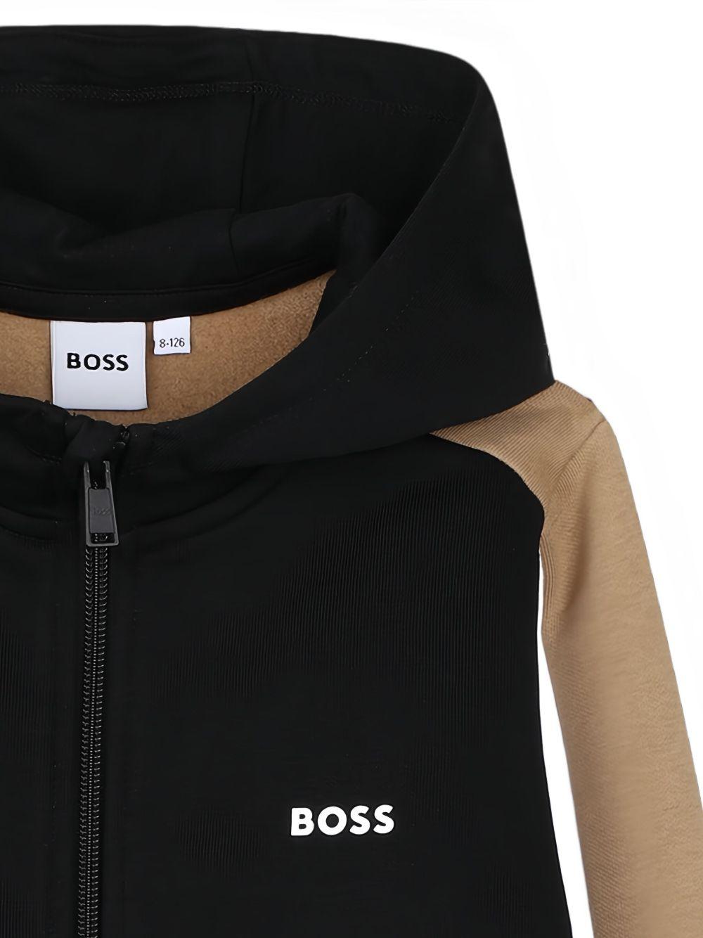 Felpa tricolore per bambino J52322 09B Boss Kids 