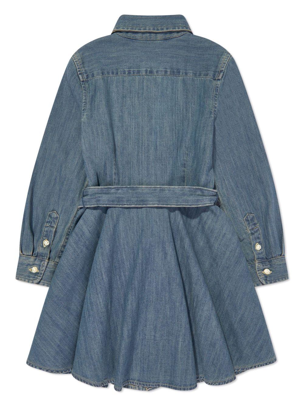 Abito blu per bambina 313698860 001 Ralph Lauren Kids 