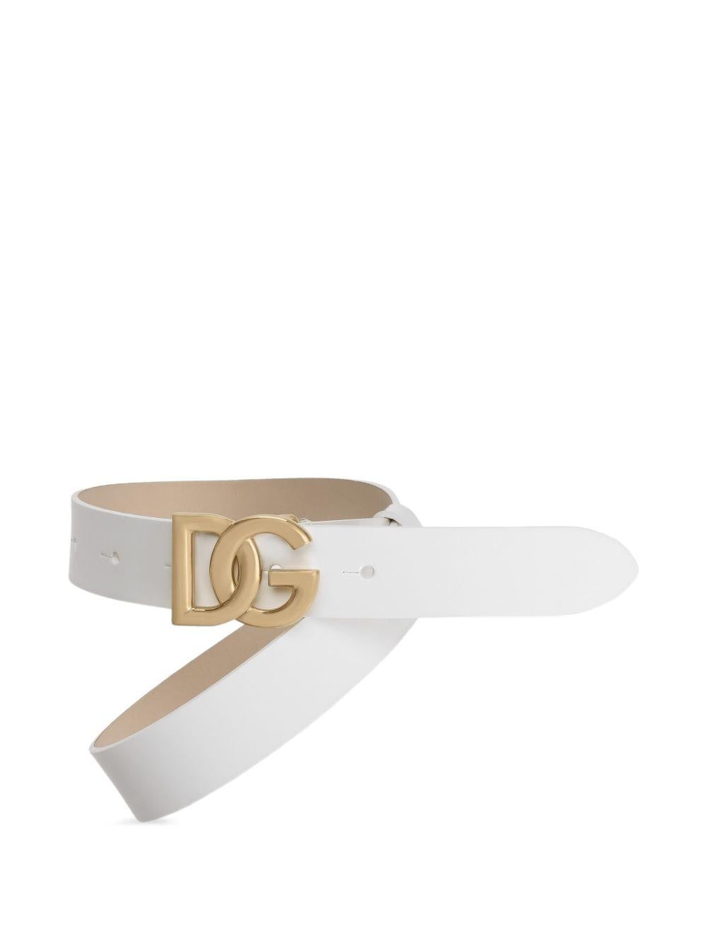 Cintura bianca per bambina EE0068A1067 87682 Dolce & Gabbana Kids 