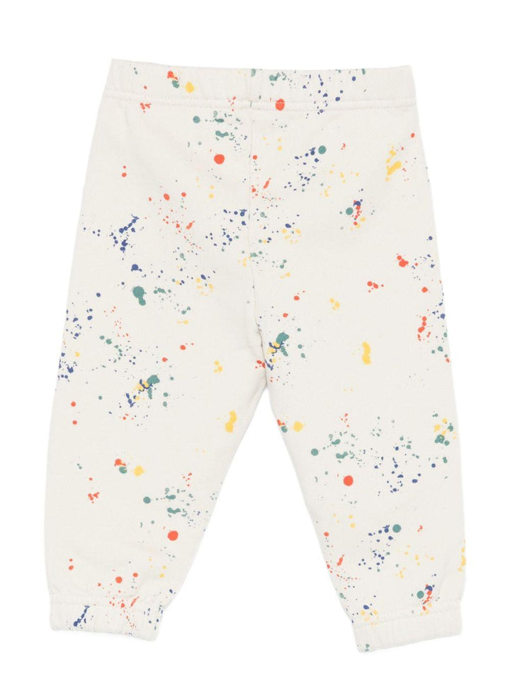 Pantalone bianco per neonato OBXD001F25FLE002 0584 Off White Kids 