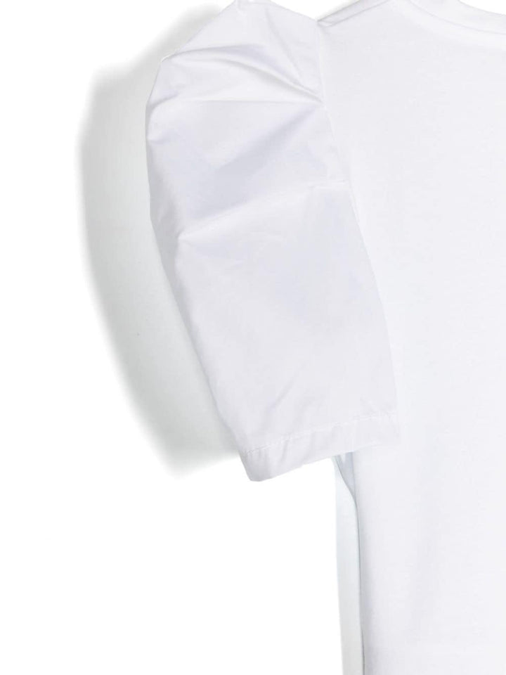 White t-shirt for girls with logo