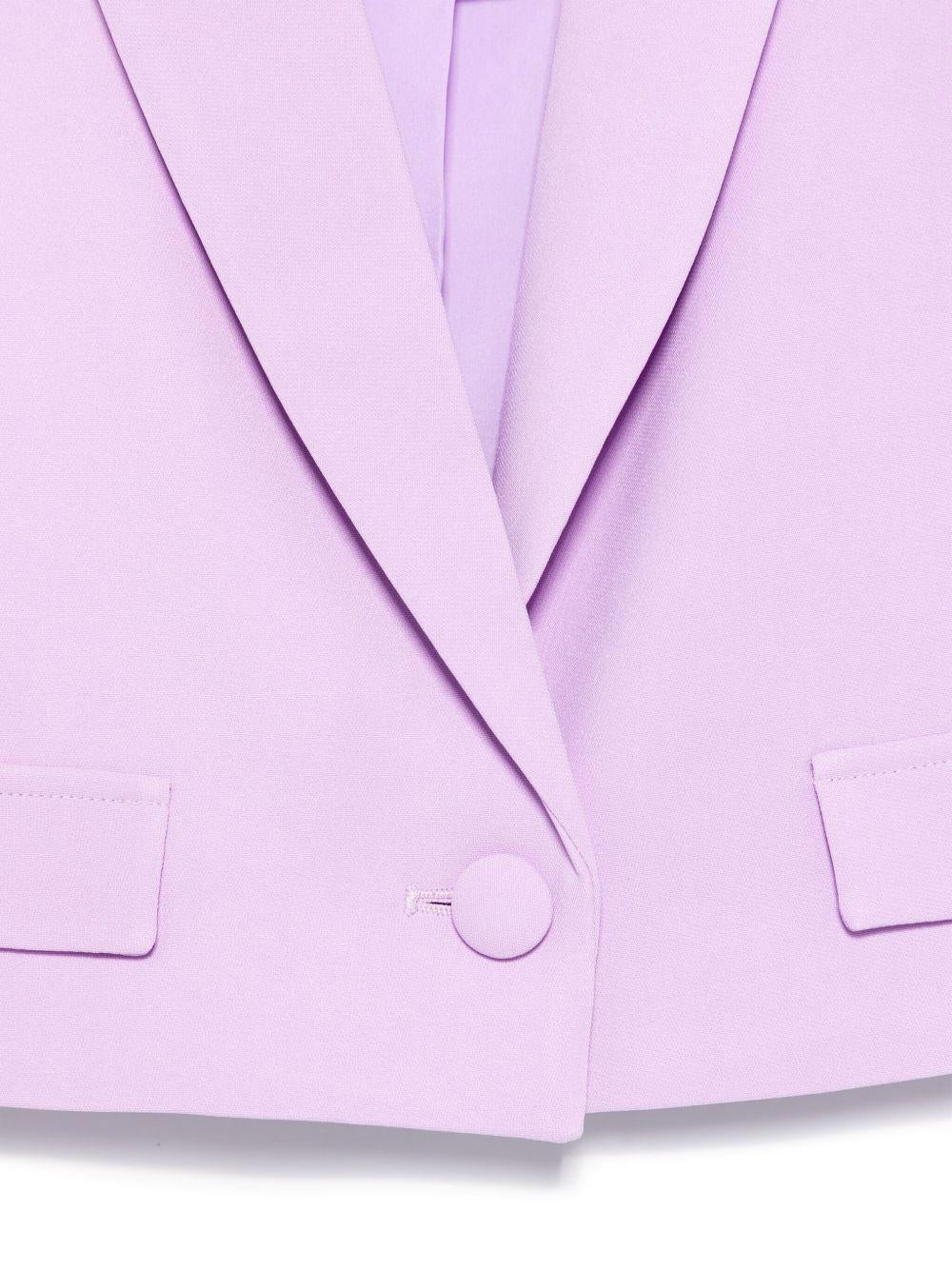 Gilet viola per bambina