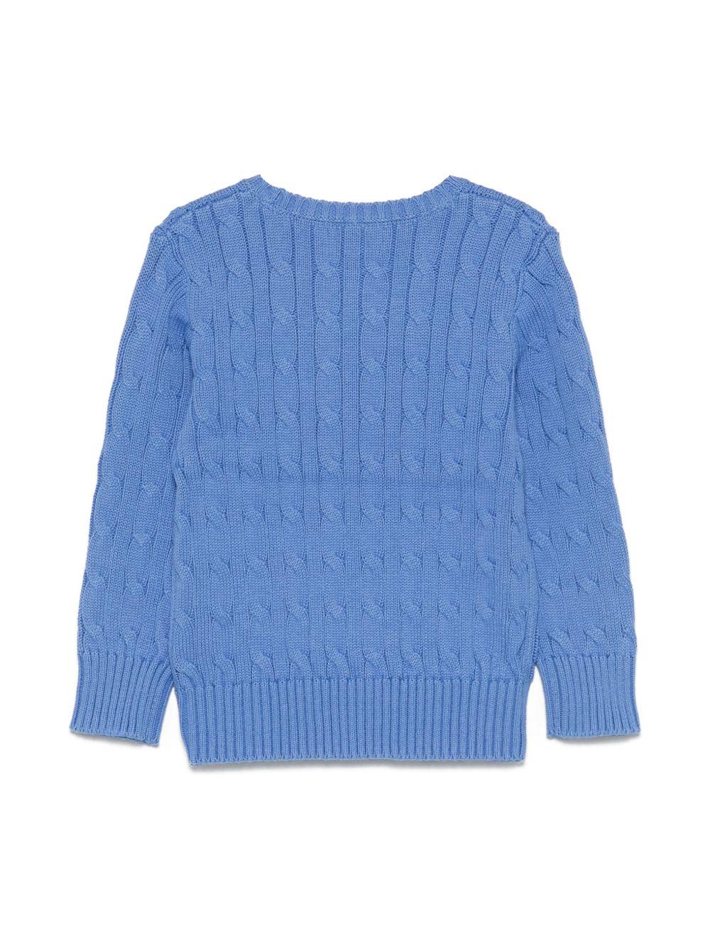 Maglione blu ceruleo per bambino