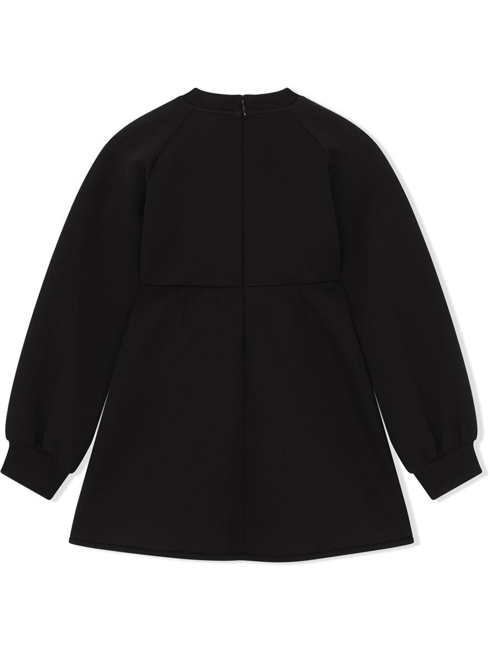 Abito nero per bambina L5JD3JG7BFF N0000 Dolce & Gabbana Kids 