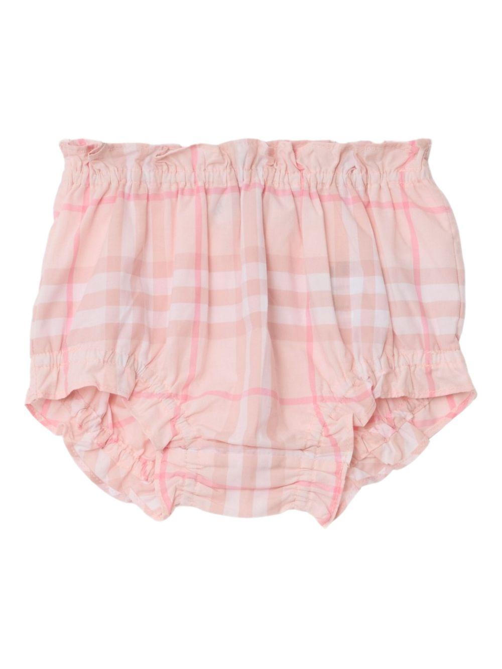Abito rosa per neonata 8117519 A2217 Burberry Kids 