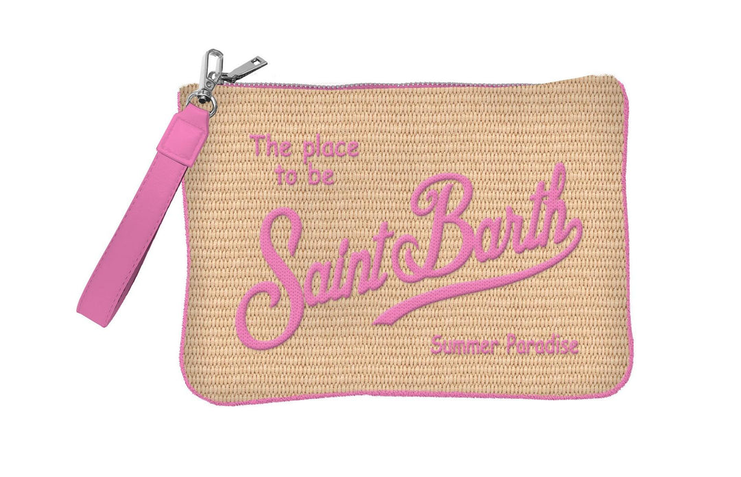 Borsa beige/rosa per bambina PAR0021 00415L MC2 Saint Barth Kids 