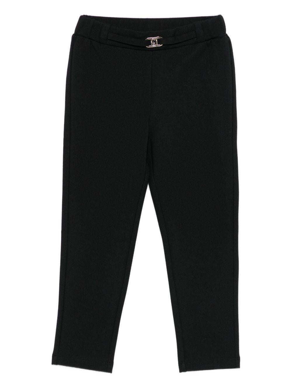 Pantalone nero per bambina KF5039J4882 22222 Liu Jo 