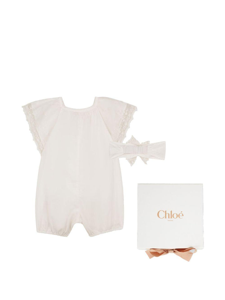 Tutina bianca per neonata C20928 117 Chloe 